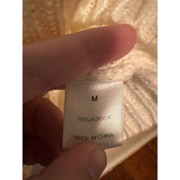 LA Hearts Cable Knit Sweater Womens Sz M Chunky Fisherman Fall Rory‎ Gilmore - Picture 4 of 6